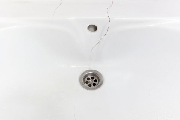 Sink Crack Sealing in Hilliard