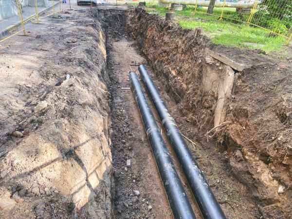New Water Line Installation
